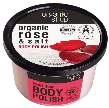 Obrázok Organic Shop Organic Rose & Salt ľahký telový balzam 250 ml