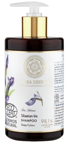 Obrázok Natura Siberica Flora Siberica Siberian Iris šampón pre ochranu farbených vlasov 480 ml