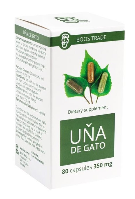 Obrázok Boos Trade UŇA DE GATO 350 mg 80 cps.