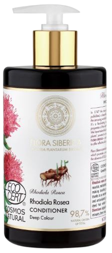 Obrázok Natura Siberica Flora Siberica Rhodiola Rosea kondicionér pre ochranu farby 480 ml