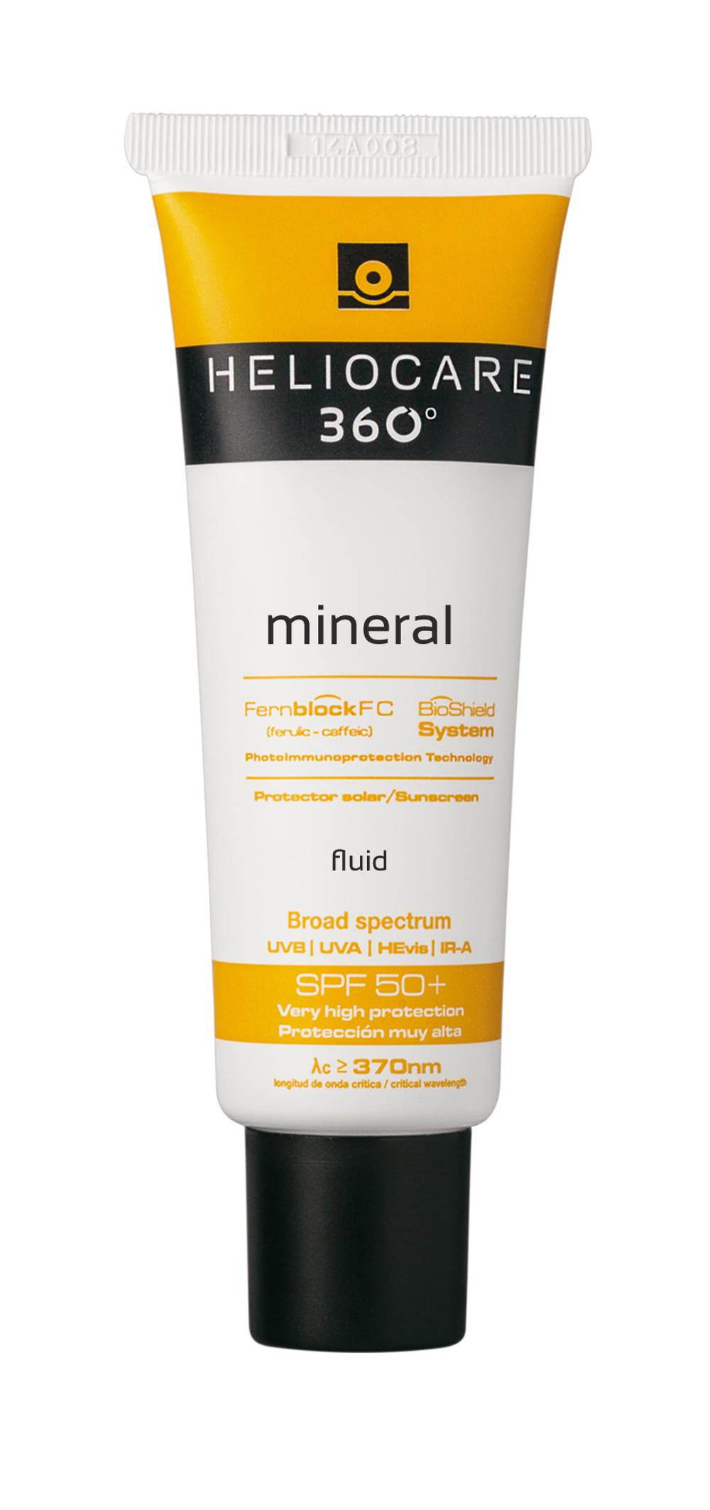 Obrázok Heliocare 360° fluidný minerálny krém na opaľovanie SPF 50+  50 ml