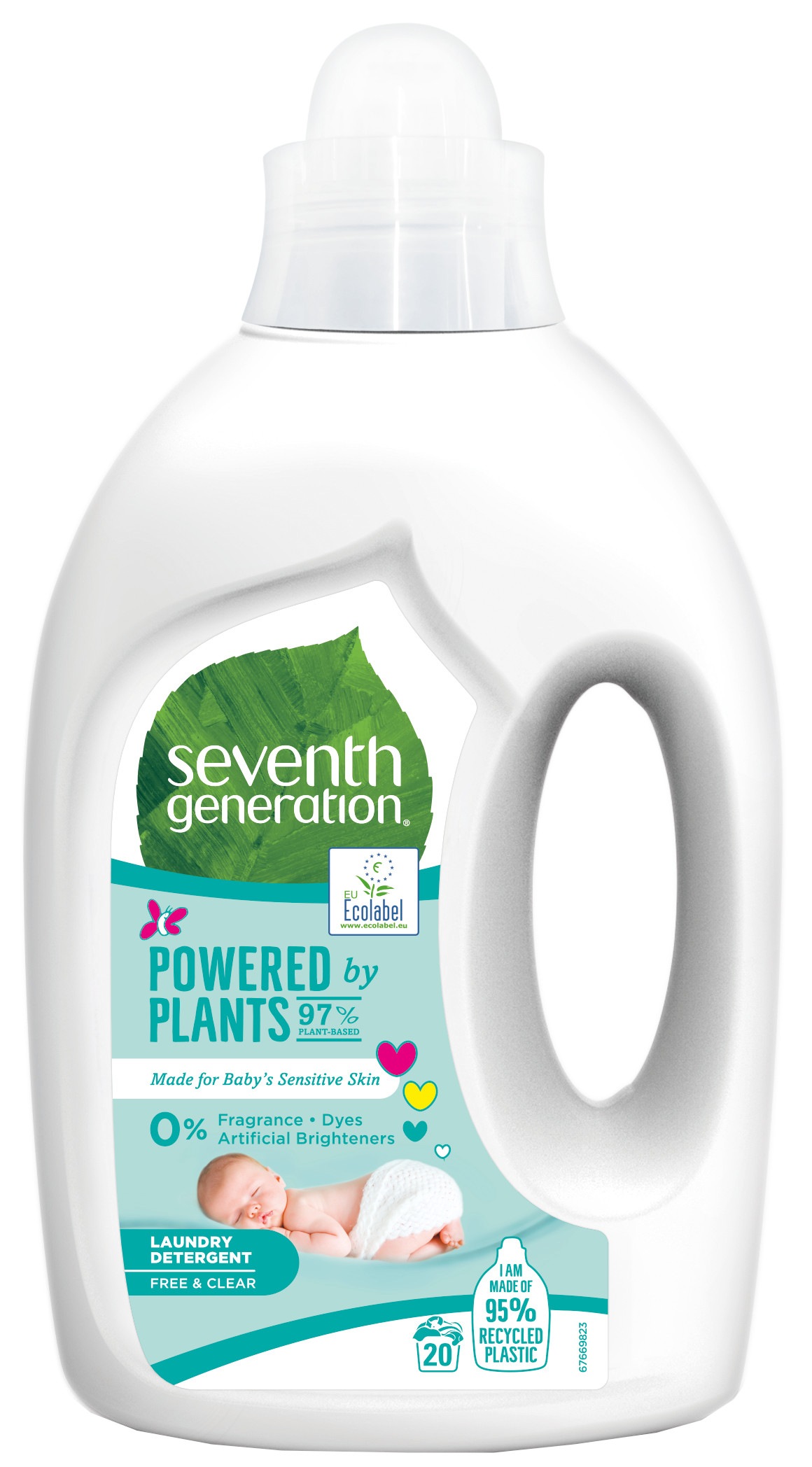 Obrázok SEVENTH GENERATION Free&Clear Baby 1 l (20 praní) (8717163714928)