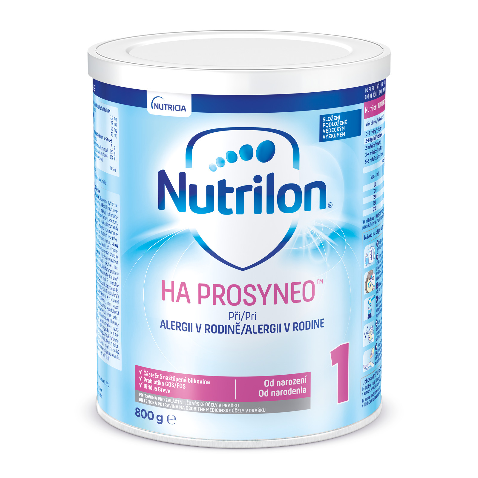 Obrázok Nutrilon 1 HA PROSYNEO (inov.2019), plv (od narodenia) 1x800 g