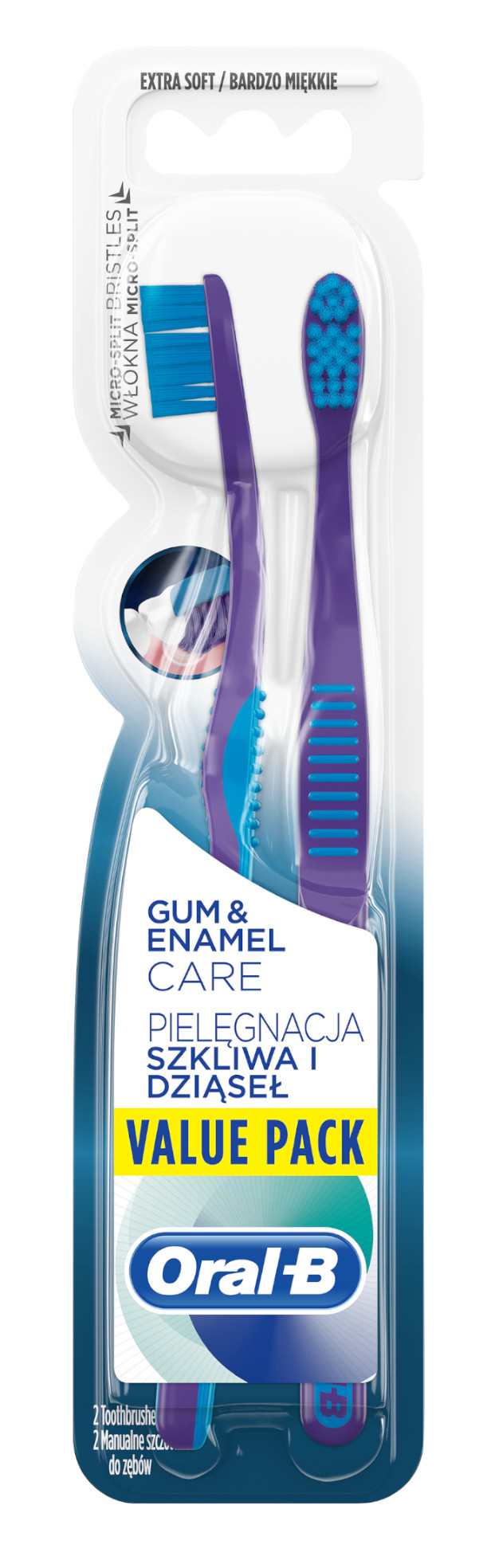 Obrázok Oral-B GUM & ENAMEL Extra Soft DUO