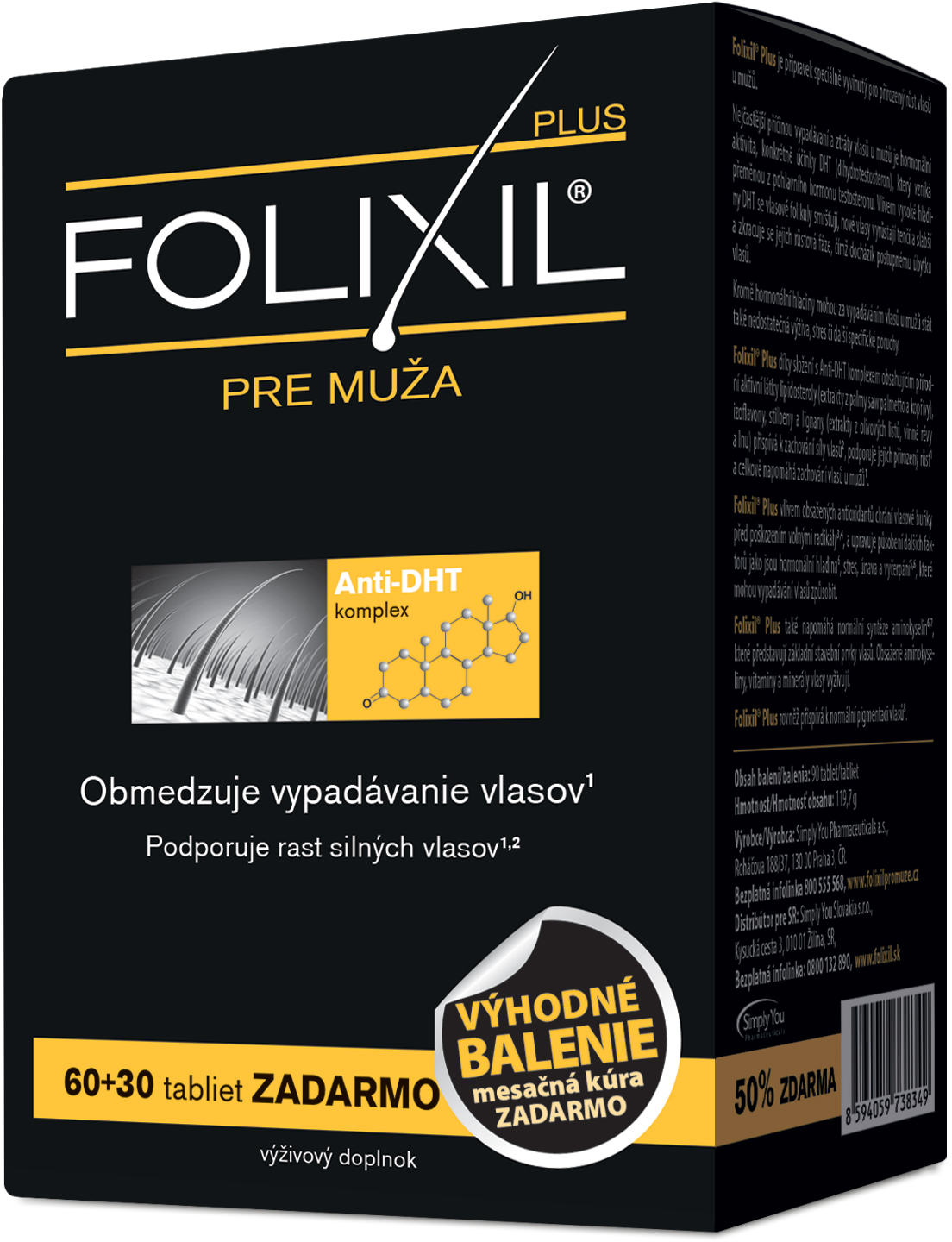 Obrázok FOLIXIL Plus pre muža