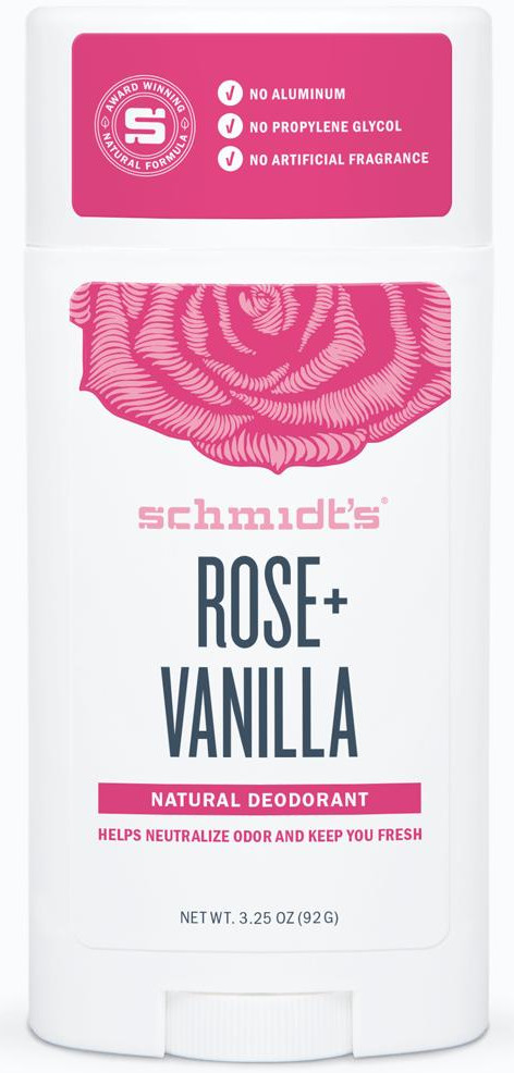 Obrázok Schmidt's Rose + Vanilla tuhý dezodorant  75 g