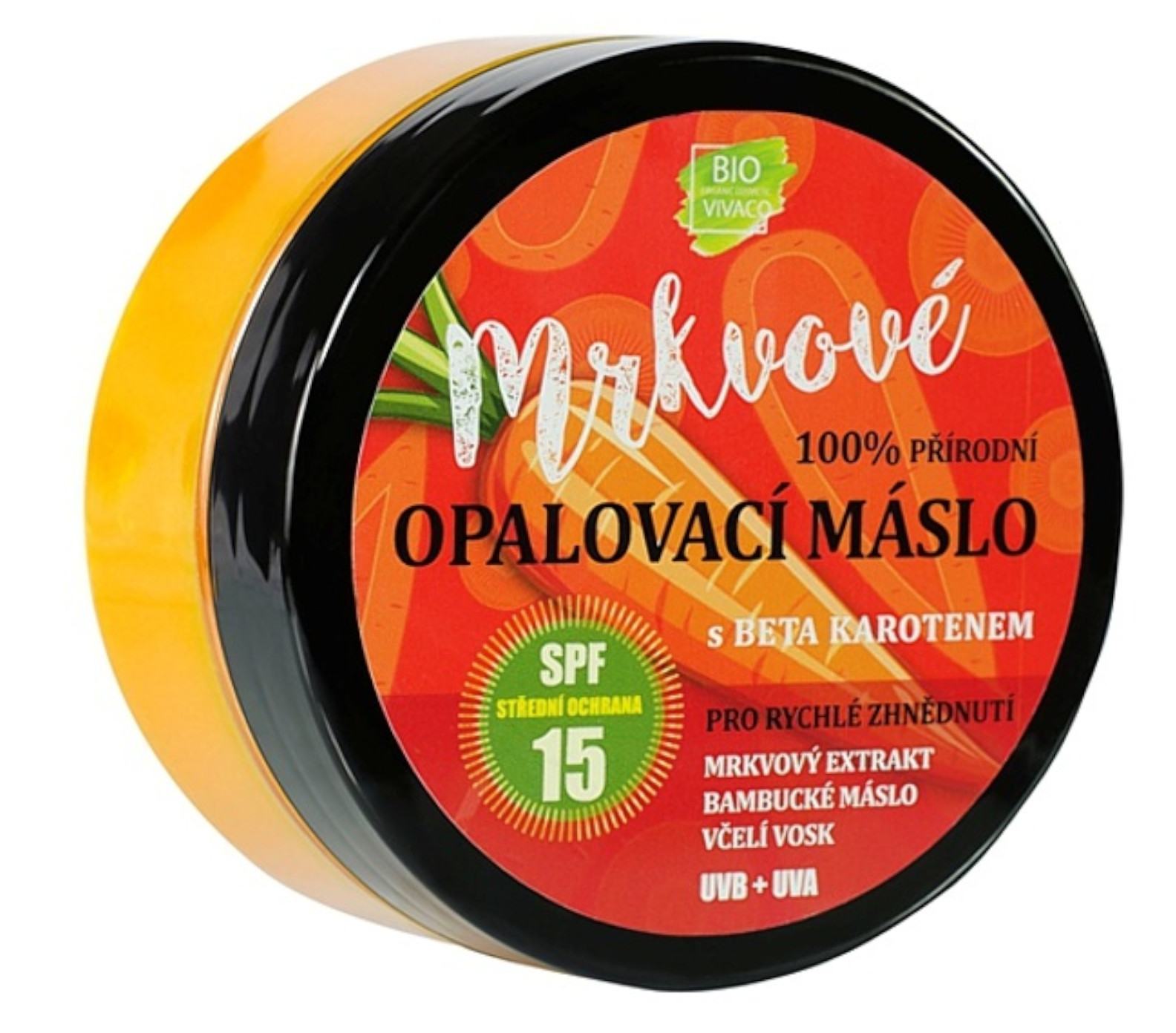 Obrázok Vivaco Bio Carrot Suntan Butter SPF15 150 ml pre ženy