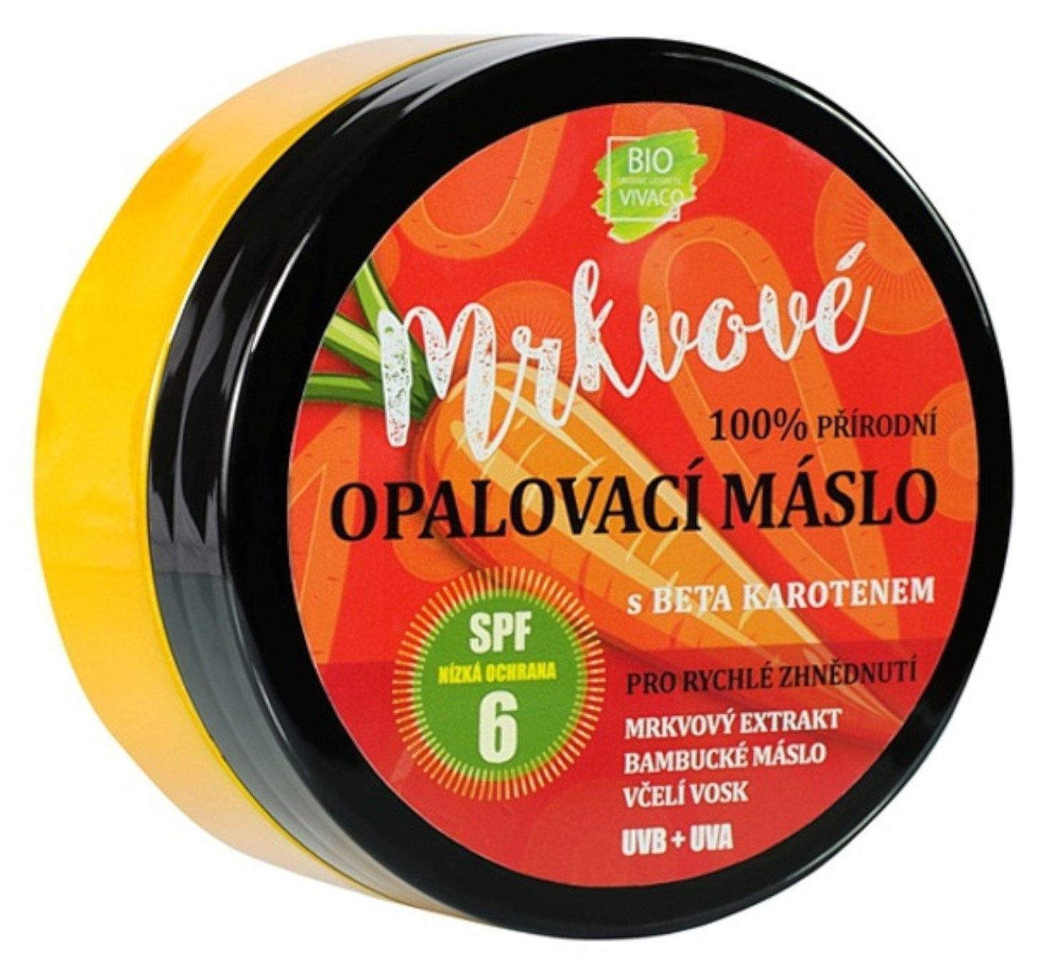 Obrázok Vivaco Bio Carrot Suntan Butter SPF6 150 ml pre ženy