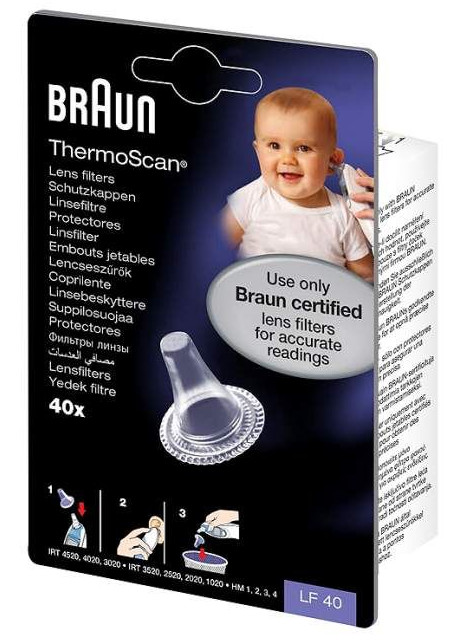 Obrázok Braun LF 40 Náhradní krytky pro teploměry ThermoScan (4022167400062)