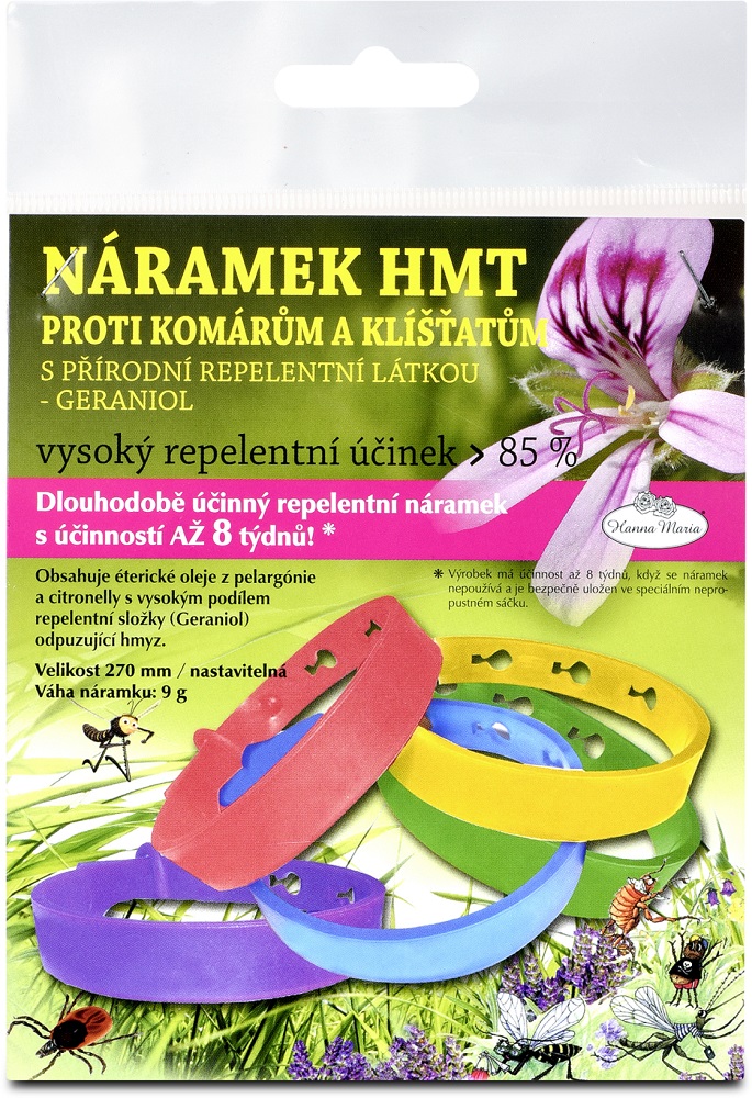 Obrázok Náramok HMT proti komárom a kliešťom