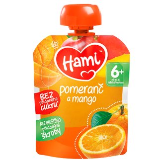 Obrázok Hami Ovocné vrecúško Pomaranč a mango 90 g (8590340159015)