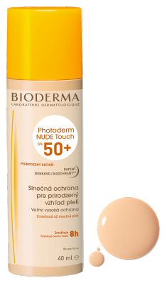 Obrázok Bioderma Photoderm Nude Touch ochranný tónovaný fluid pre zmiešanú až mastnú pleť SPF 50+ odtieň Natural  40 ml