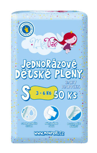 Obrázok MONPERI - jednorázové plienky 3-6kg, veľkosť S