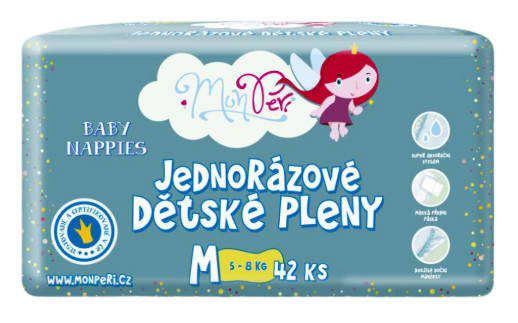 Obrázok MONPERI - jednorázové plienky 5-8kg, veľkosť M