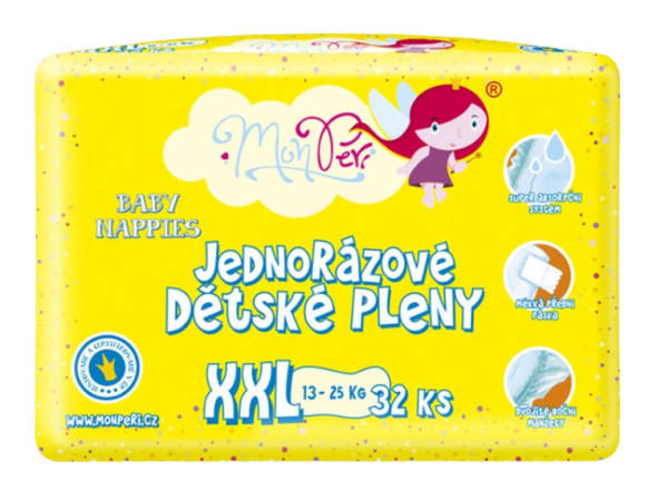 Obrázok MONPERI - jednorázové plienky 13-25kg, veľkosť XXL