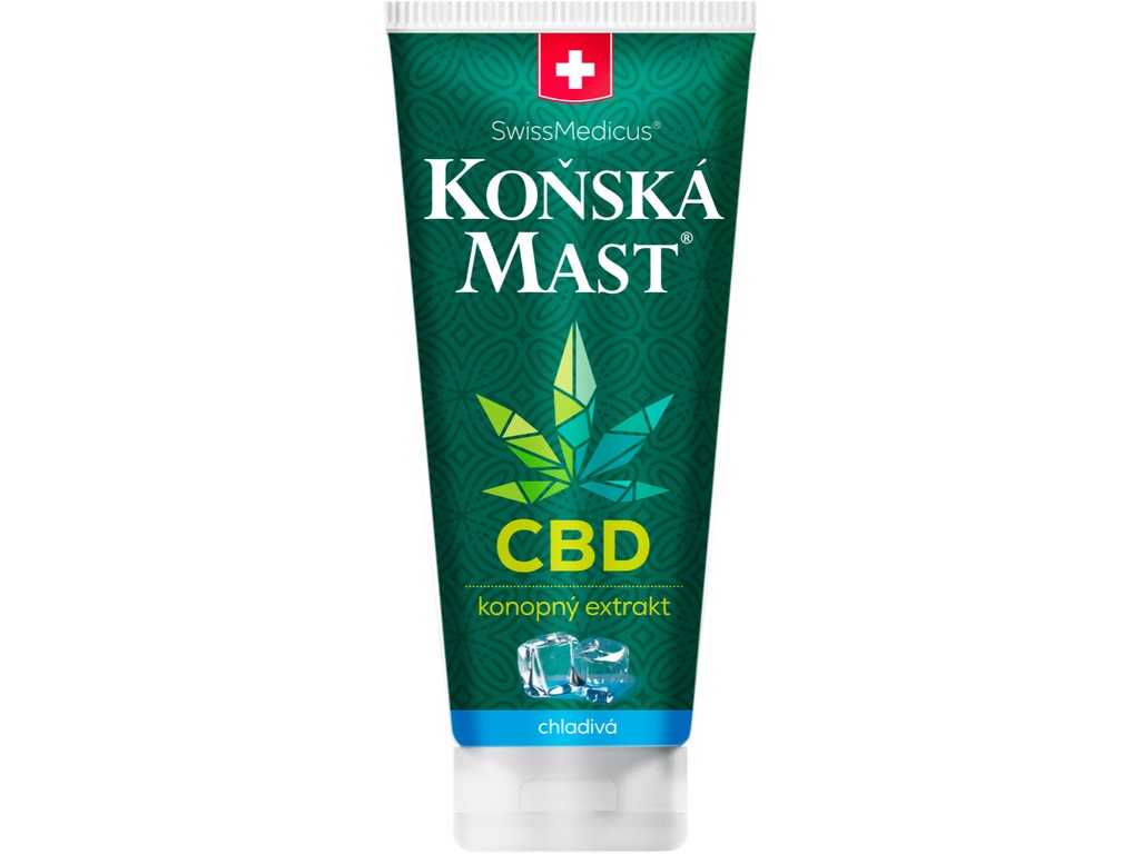 Obrázok SwissMedicus KONSKÁ MASŤ s CBD chladivá bylinný balzam 1x200 ml