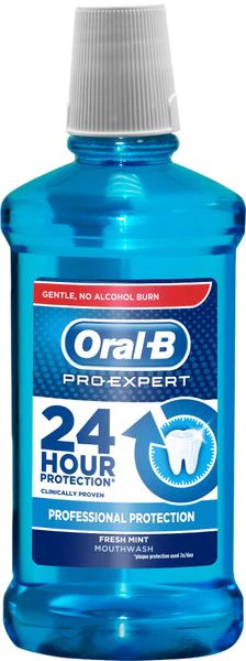 Obrázok Oral-B Pro-Expert PROFESSIONAL PROTECTION ústna voda, Fresh mint, 500 ml