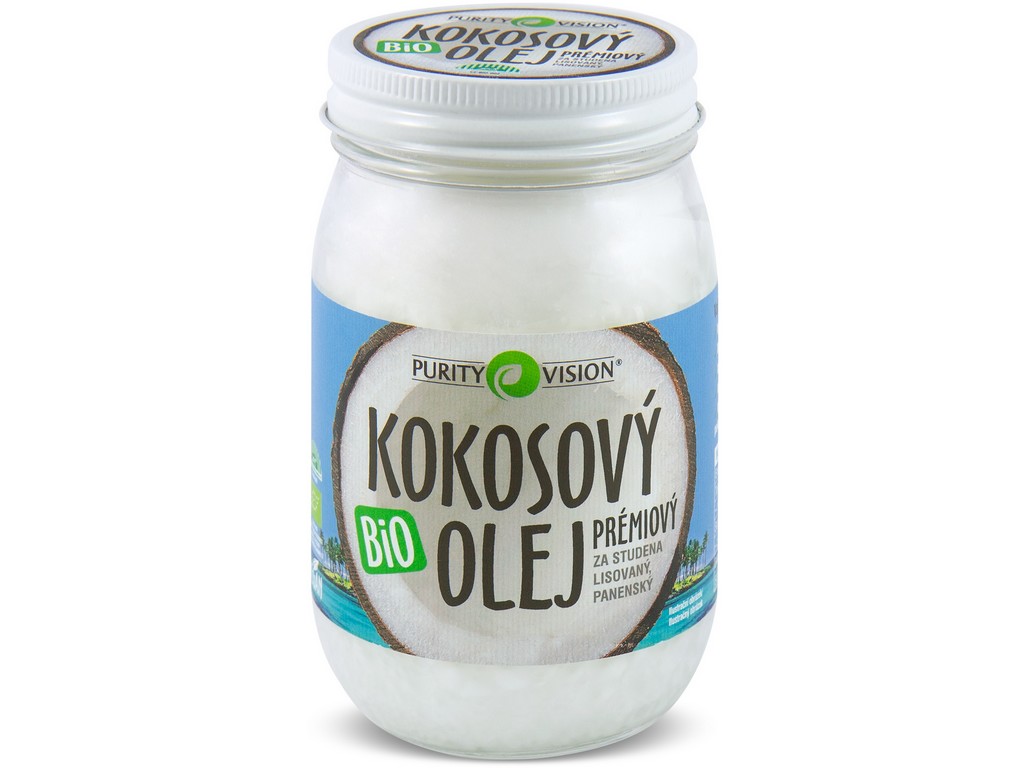 Obrázok PURITY VISION Fair Trade Kokosový olej panenský BIO 420 ml (8595572901241)