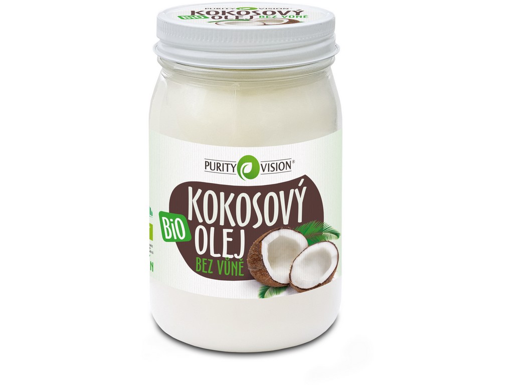 Obrázok PURITY VISION Kokosový olej bez vůně BIO 420 ml (8595572901258)