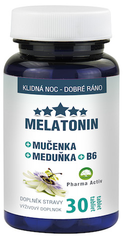 Obrázok Pharma Activ MELATONIN + Mučenka + Meduňka + B6