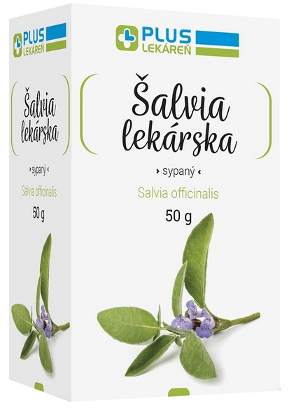 Obrázok PLUS LEKÁREŇ Šalvia lekárska, 50 g