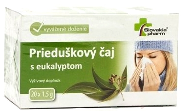 Obrázok Slovakiapharm Prieduškový čaj s eukalyptom