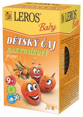 Obrázok LEROS BABY DETSKÝ ČAJ RAKYTNÍKOVÝ bylinný 20x2 g (40 g)