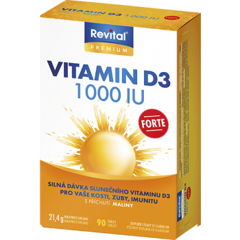 Obrázok Revital Vitamín D3 FORTE 1 000 IU