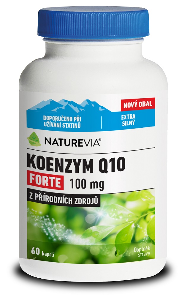 Obrázok SWISS NATUREVIA KOENZÝM Q10 Forte 100mg 60 Kapsúl