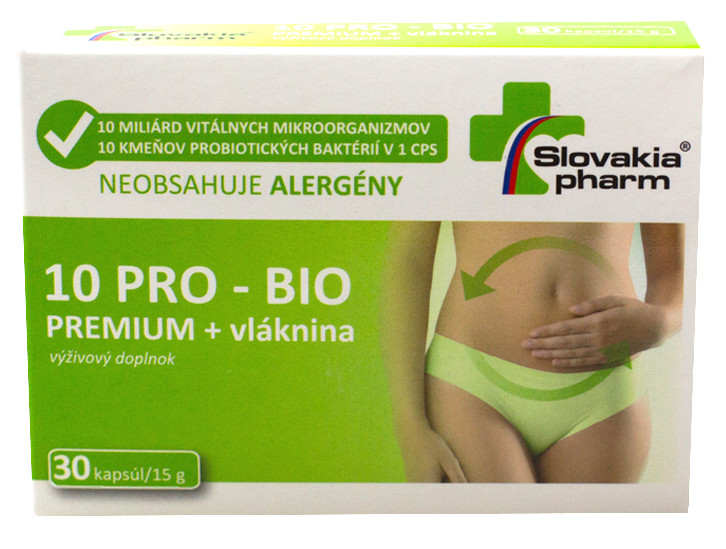 Obrázok Slovakiapharm 10 PRO - BIO PREMIUM + vláknina