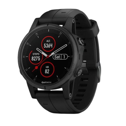 Obrázok Garmin | GARMIN Fénix 5S Plus Sapphire Black/Black band (010-01987-03)