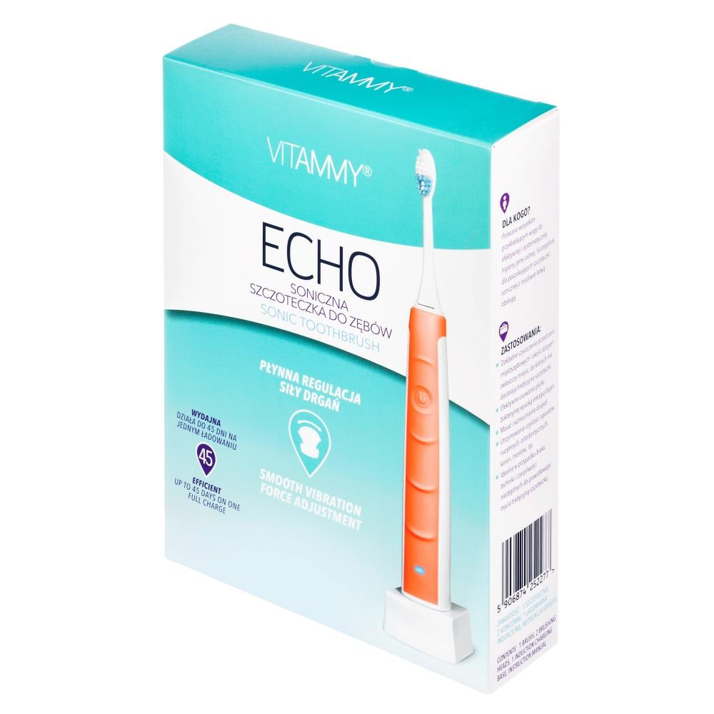 Obrázok VITAMMY ECHO Sonická zubná kefka, koralová