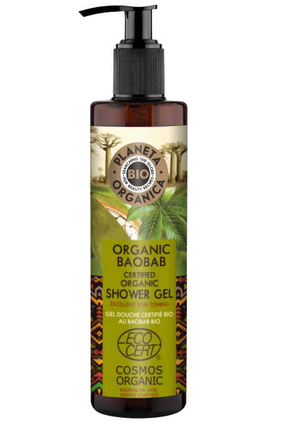 Obrázok Sprchový gél - baobab PLANETA ORGANICA 280 ml