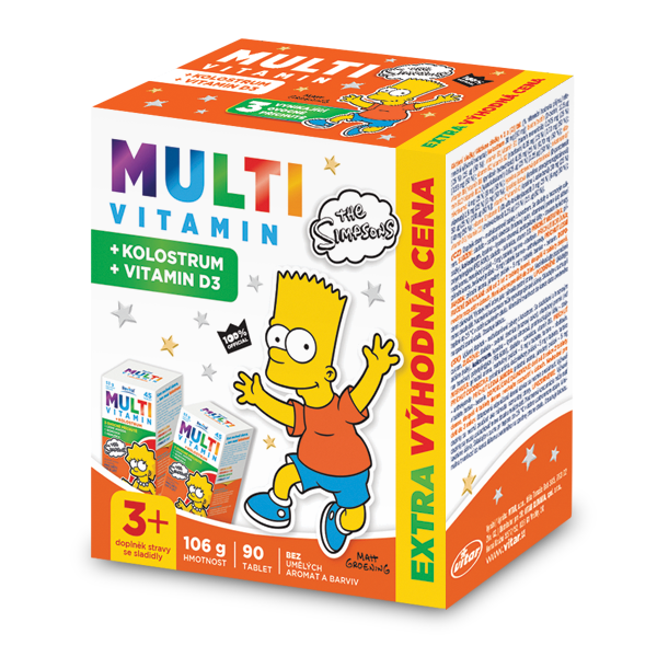 Obrázok Revital MULTIVITAMÍN + KOLOSTRUM The Simpsons