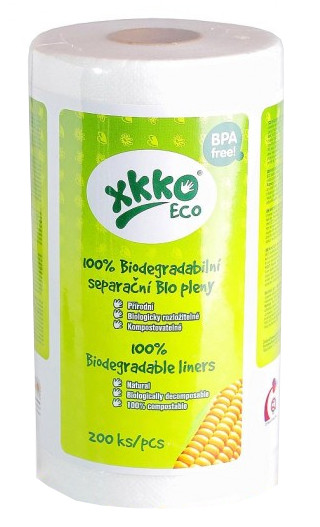 Obrázok XKKO - ECO - 100% biodegradabilné separačné plienky - 200ks/rolka ( 30x19cm/1ks)