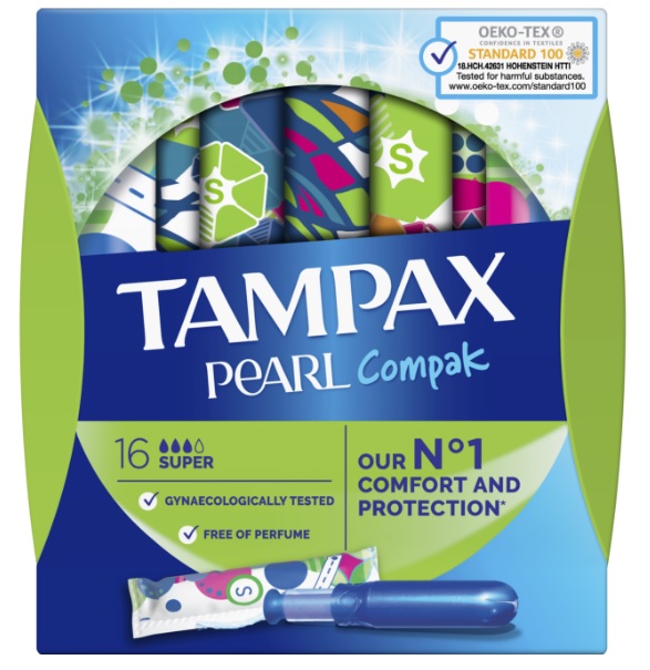 Obrázok Tampax Compak Pearl Super 16ks