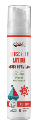 Obrázok WoodenSpoon Opaľovacie telové mlieko Baby & Family SPF50 100ml