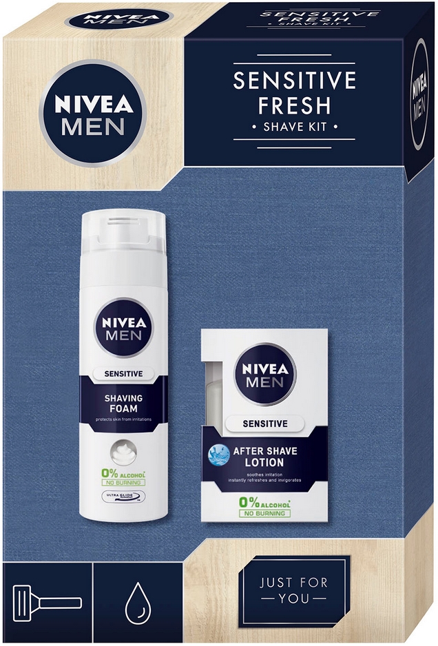 Obrázok NIVEA MEN Box Lotion Sensitive 2019 (9005800322544)