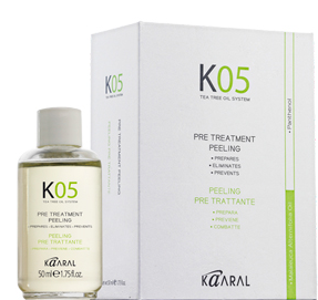 Obrázok KAARAL K05 Pre-treatment drops Sérum pred ošetrením mastných vlasov s lupinami 50ml