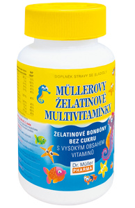 Obrázok MÜLLEROVE Želatínové MULTIVITAMÍNKY