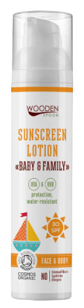 Obrázok WoodenSpoon Opaľovacie telové mlieko Baby & Family SPF30 100ml