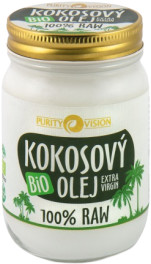 Obrázok PURITY VISION RAW kokosový olej BIO 370 ml (8595572901265)