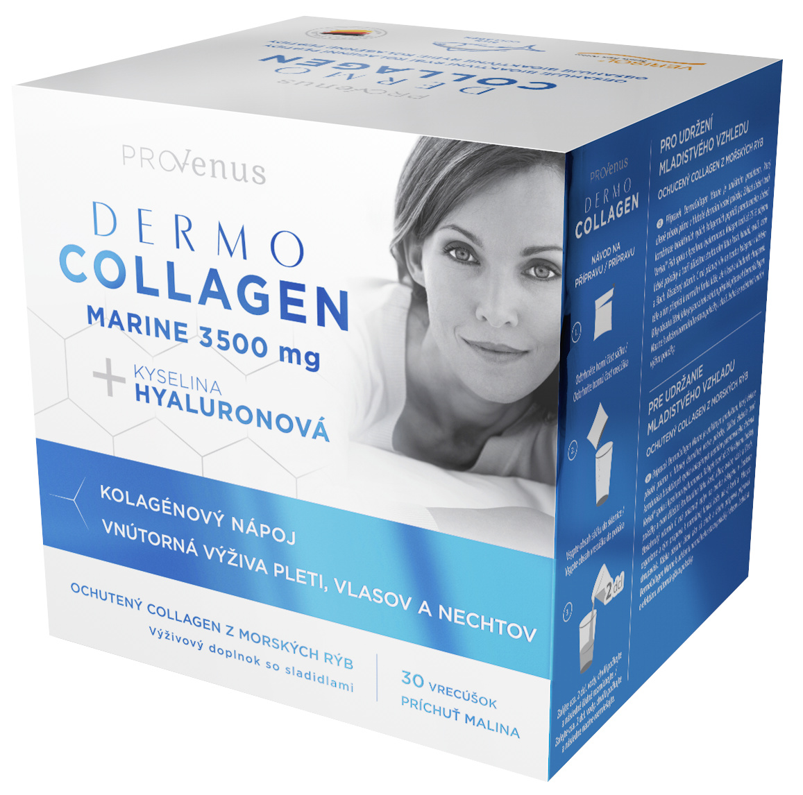 Obrázok DermoCollagen Marine 30 sáčkov - malinová príchuť