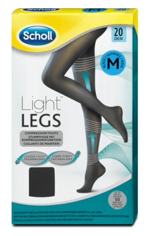 Obrázok SCHOLL Light Legs Kompresné pančuchové nohavice čierne M (3059949931958)