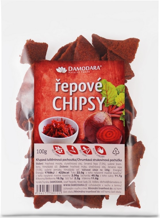 Obrázok SMART AD Damodara Řepové chipsy 100g