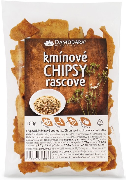 Obrázok Chipsy rascové 100g