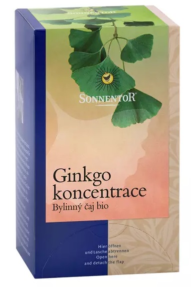 Obrázok Čaj ginko koncentrace 20g BIO SONNENTOR