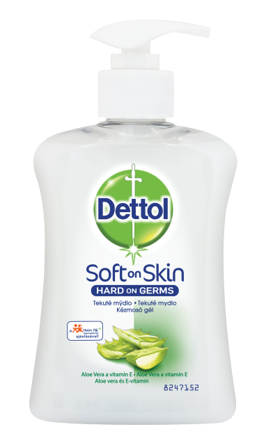 Obrázok DETTOL Hydratujúce antibakteriálne mydlo 250 ml (8592326011195)