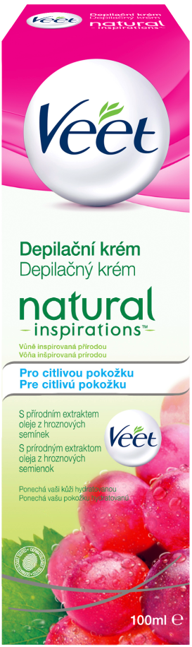 Obrázok VEET Depilační krém Natural Inspirations 100 ml (5997321770802)