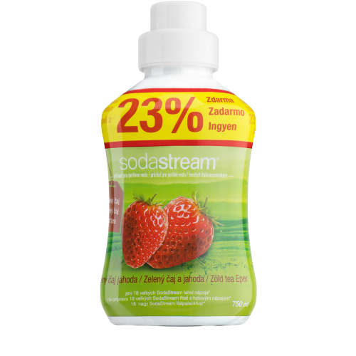 Obrázok Sirup ZELENÝ ČAJ/JAHODA 750ml SODASTREAM